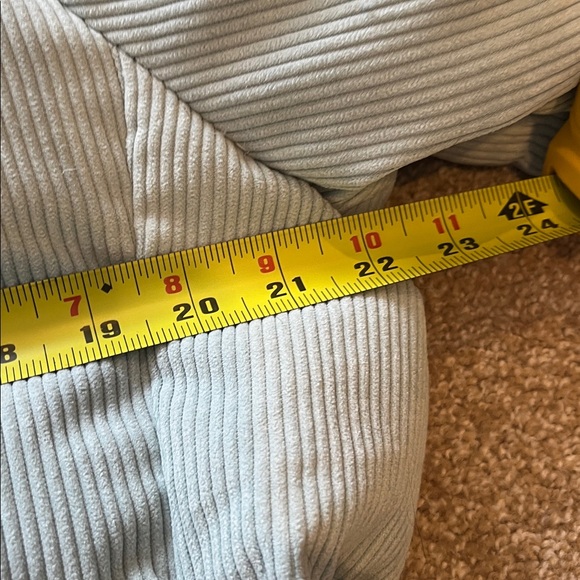 KNOCKOFF Moncler Light Aqua Ribbed Jacket - Picture 7 of 9